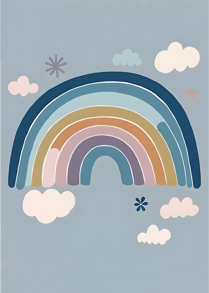 Rainbow Blue