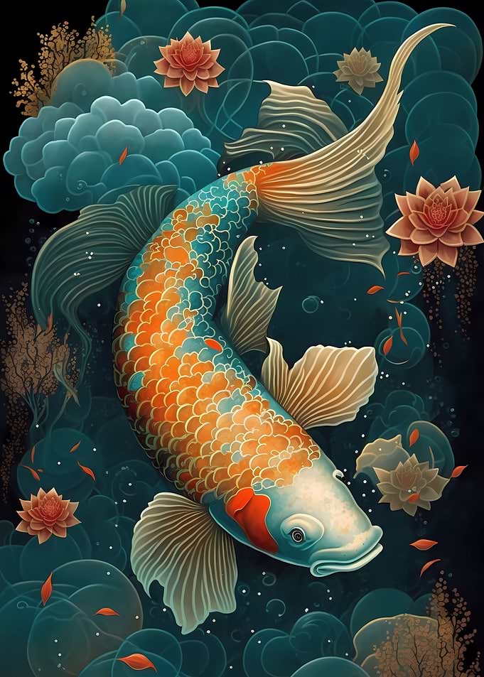 Koi Fish Unreal