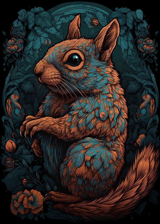 Squirrel Mystical