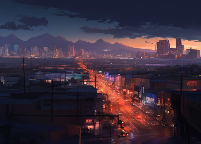 American city