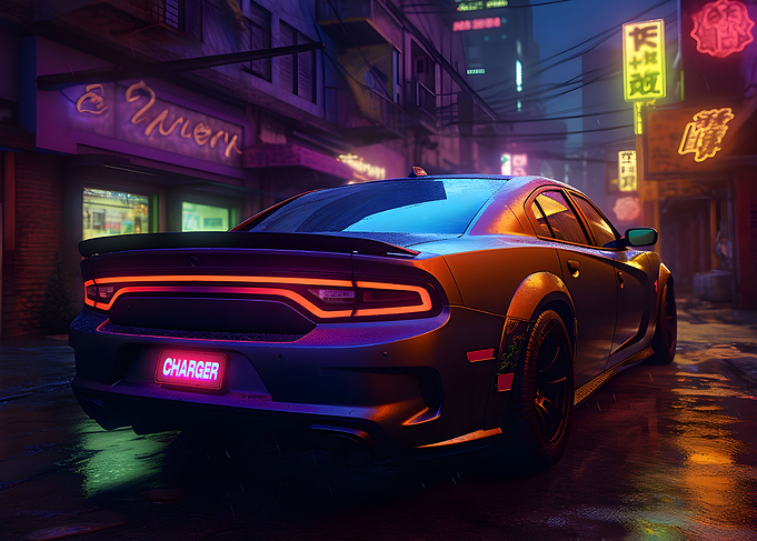 Dodge Charger Neon