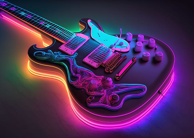DJ Music Night Neon