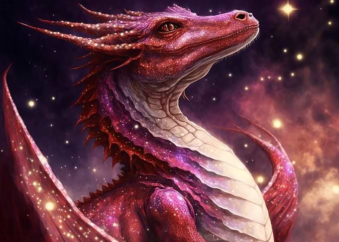 Cosmic Space Dragon