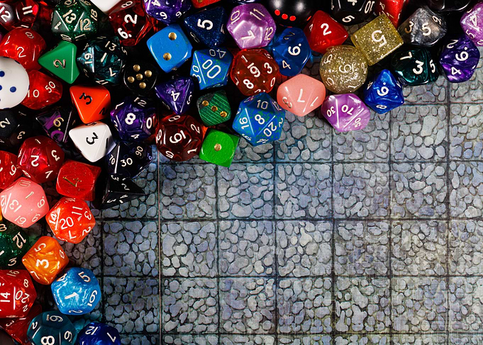 Dice for board game