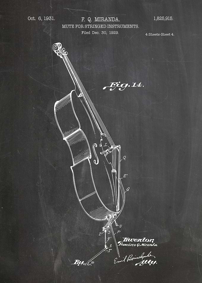 mute for stringed music