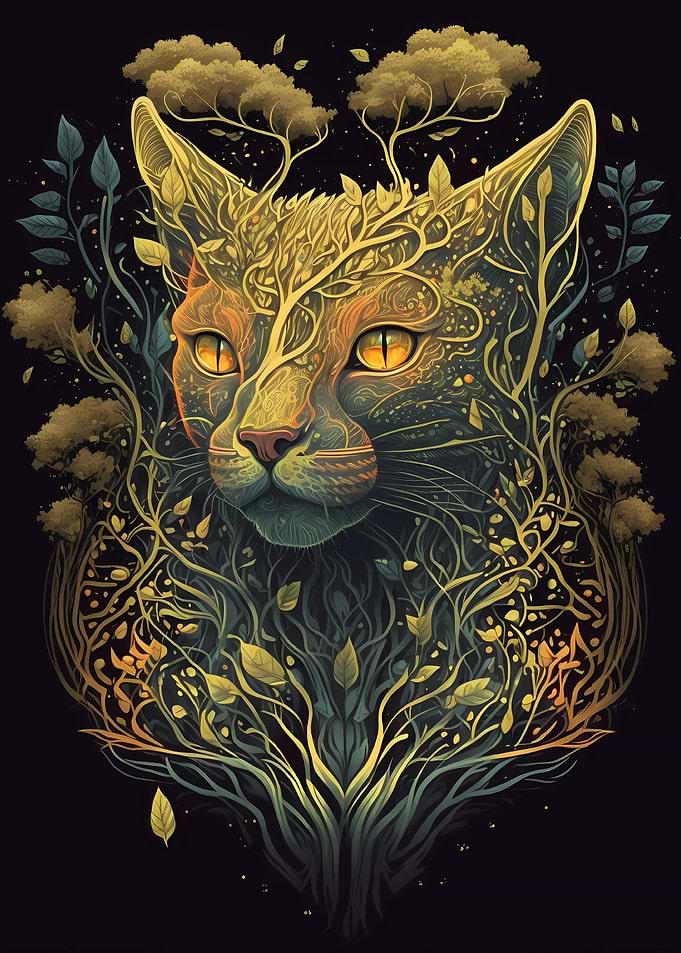 Abyssinian Cat Enchantment