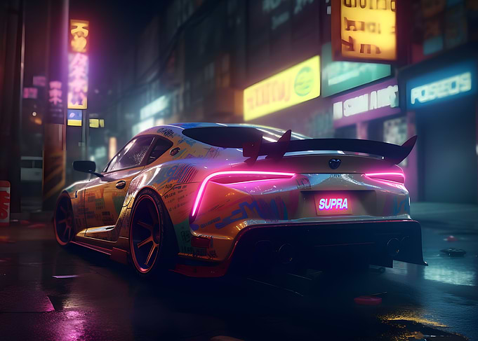 Toyota Supra Neon