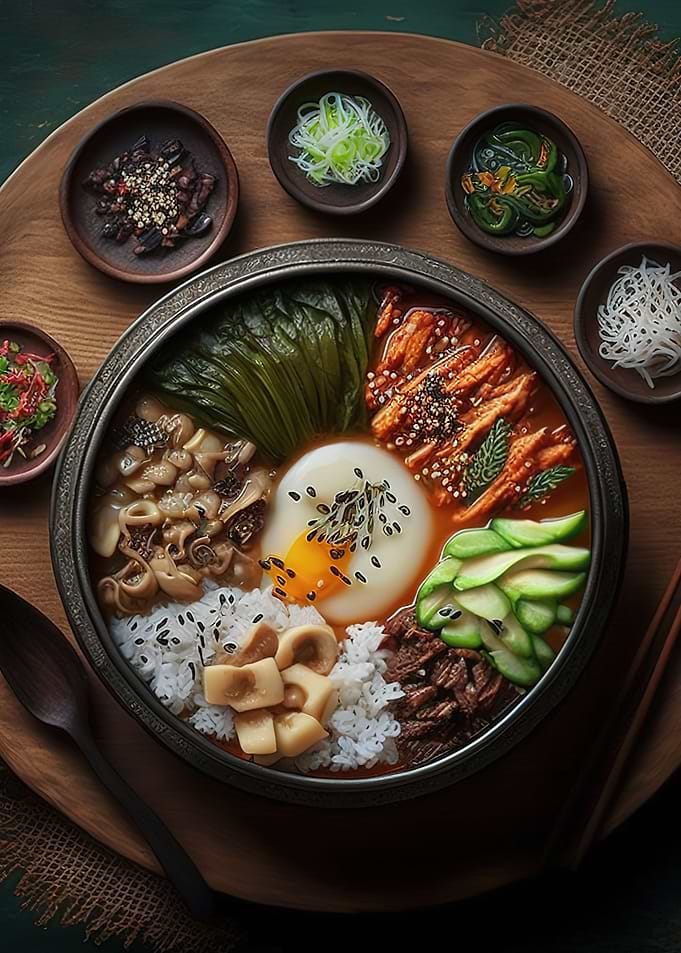 bibimbap korean food