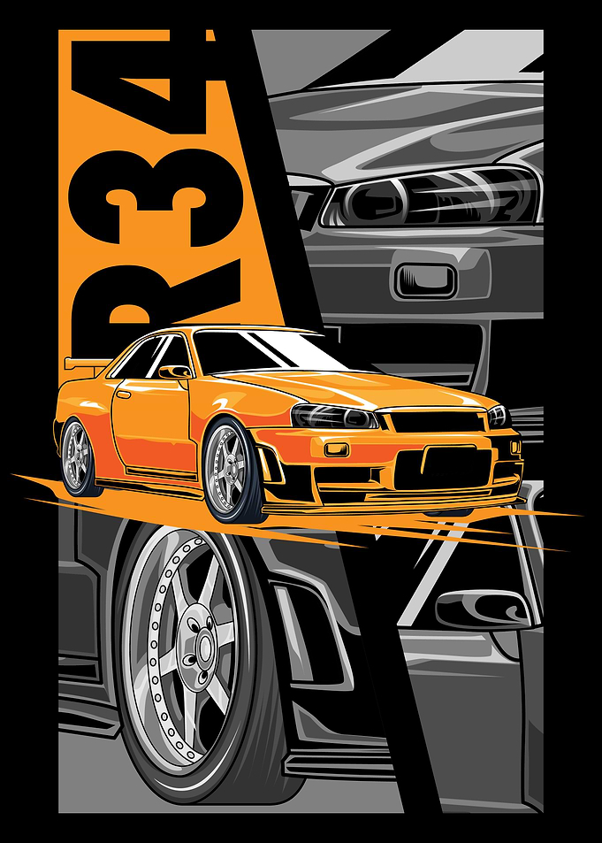 Orange Skyline R34 Comics