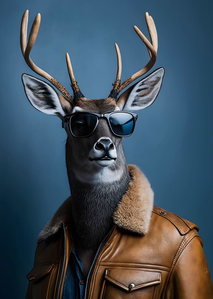 cool deer modern with sung