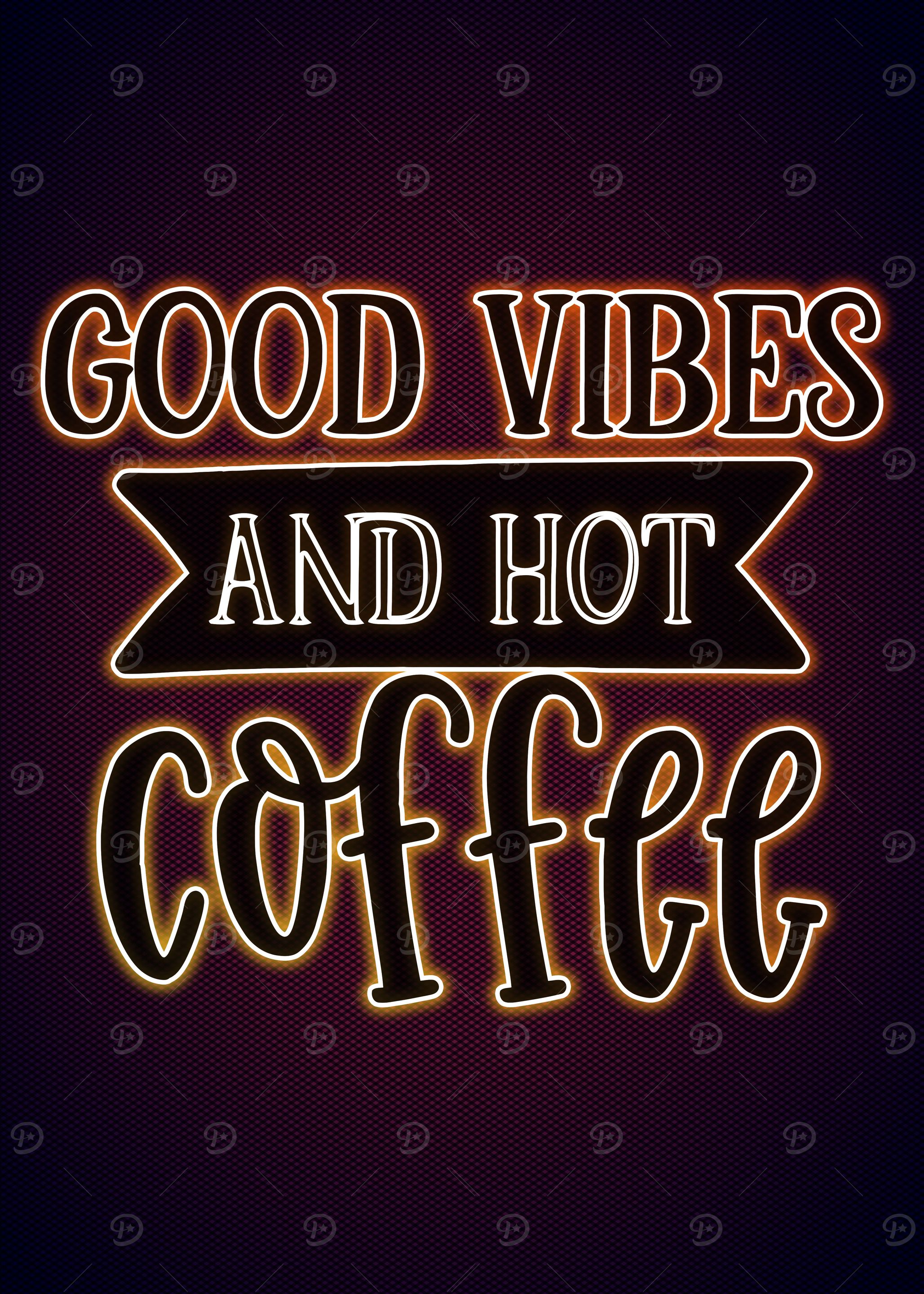 Coffee Neon Poster