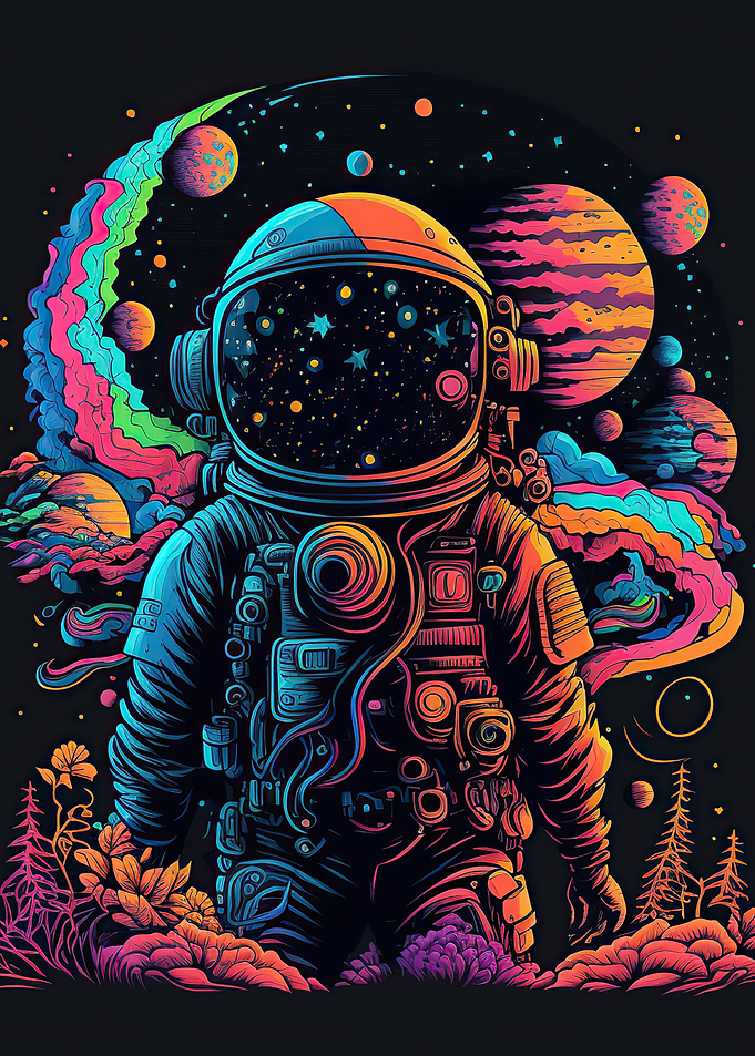 Astronaut in space