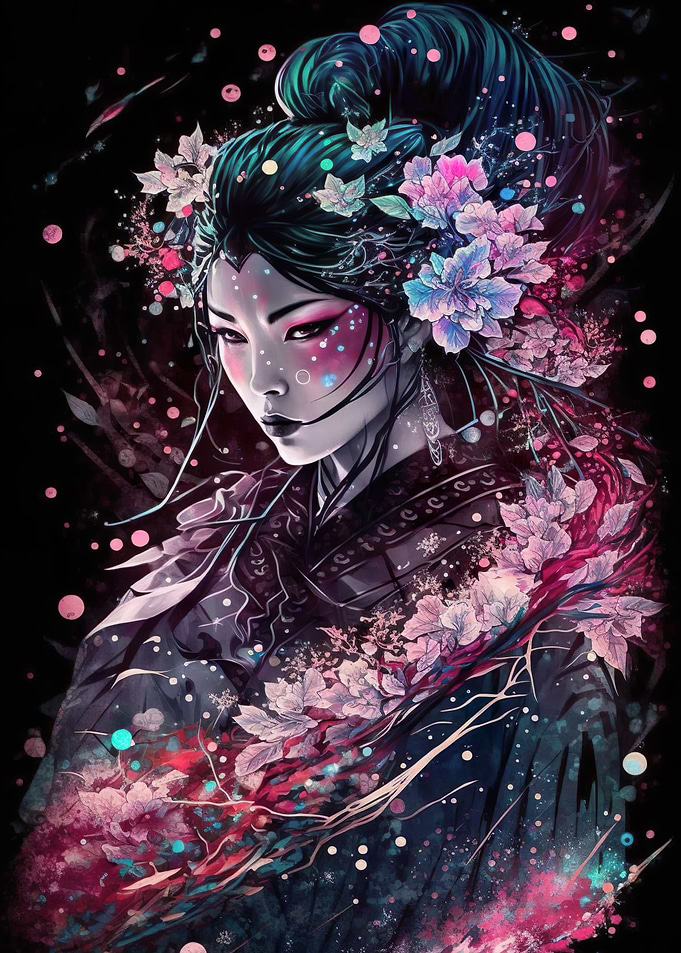 Elegance of geisha