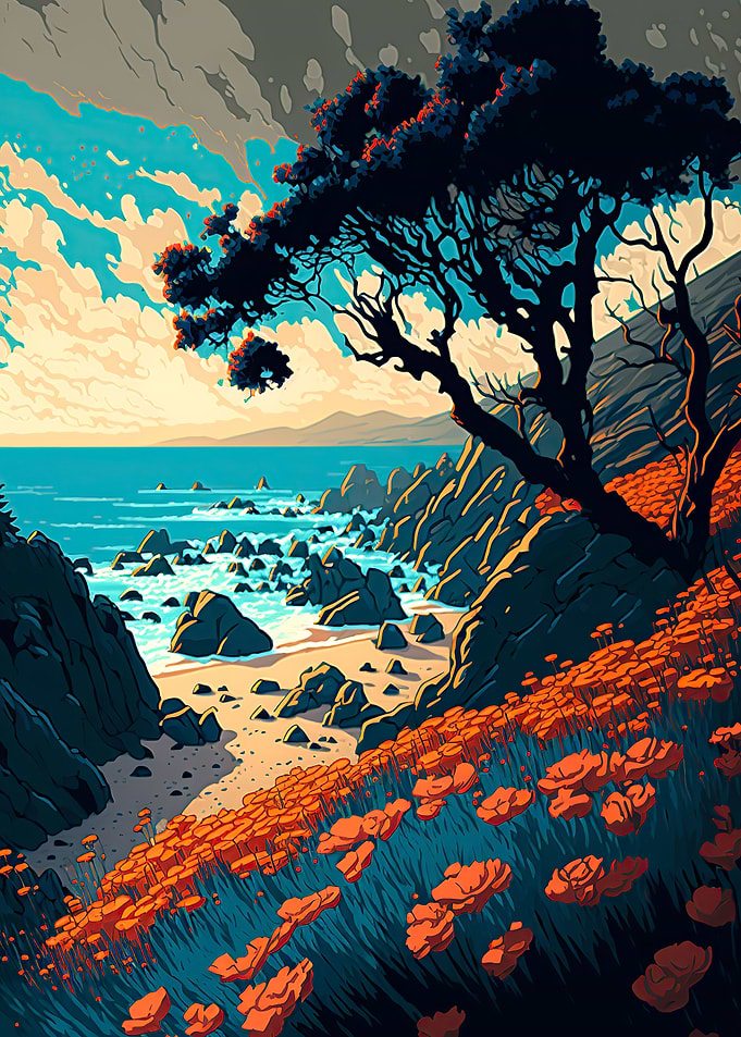 Rolling Coastal hill