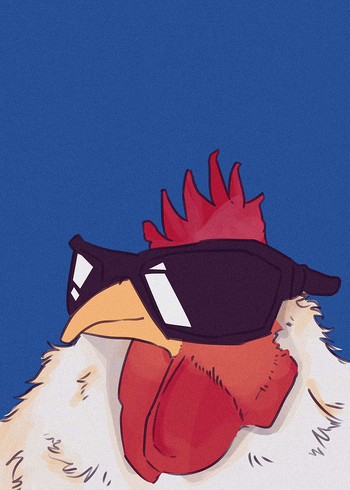 cool chicken
