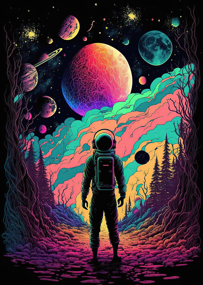 Astronaut in space