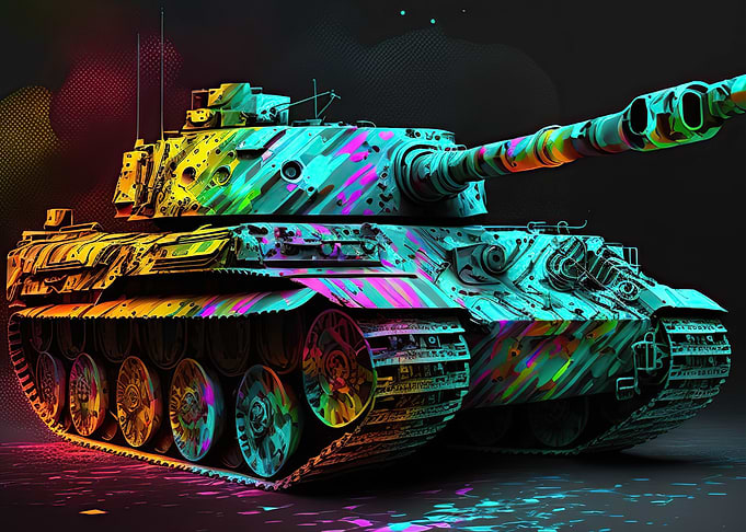 tank neon