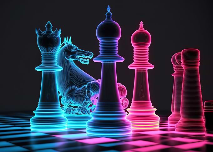 Chess neon