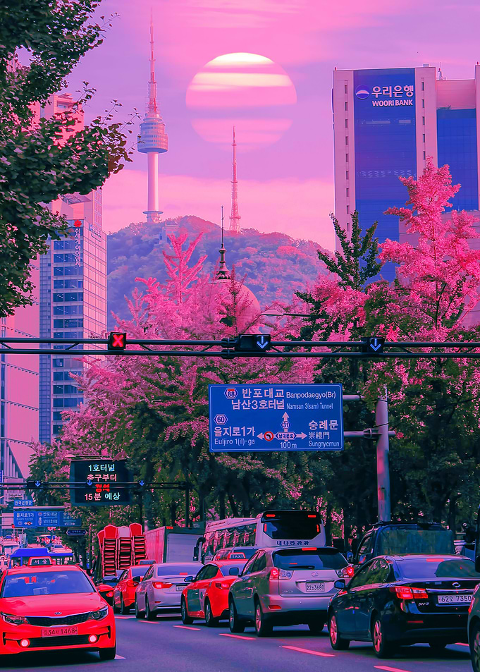 Pastel sunset