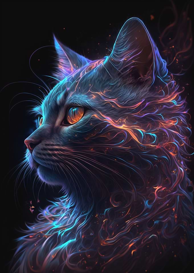 Galaxy Cat Animal