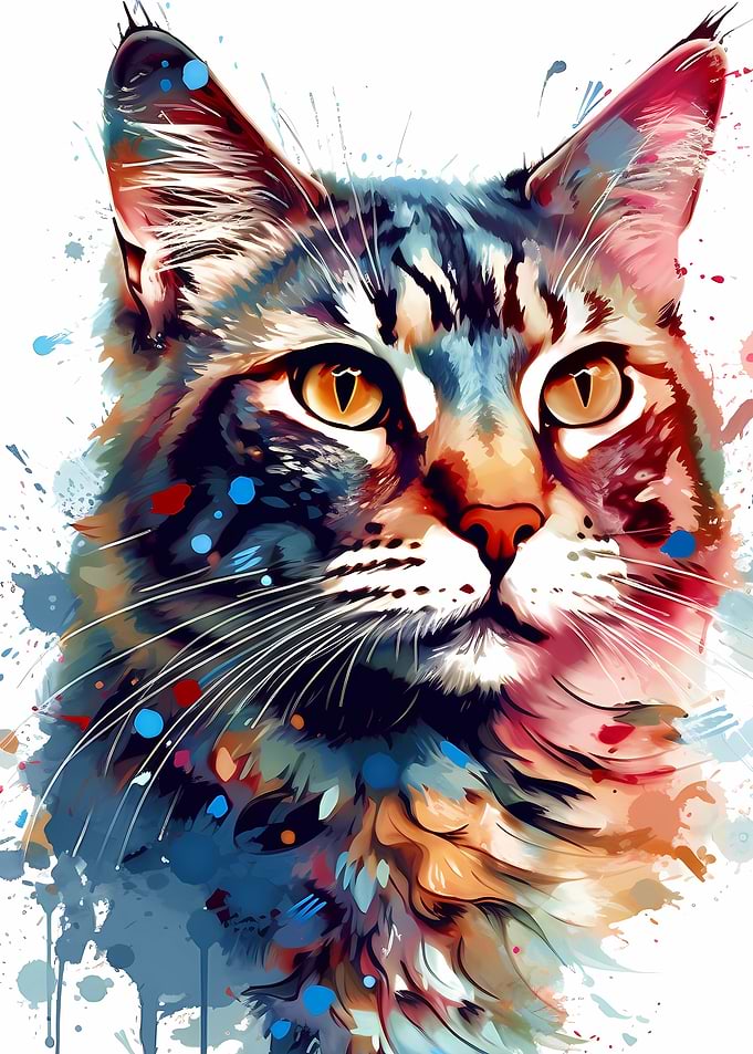 Cat Colorful