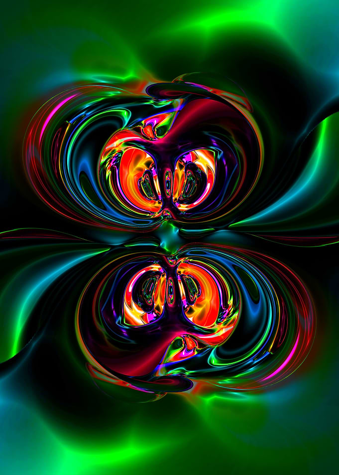 Colorful Abstract 3D Art