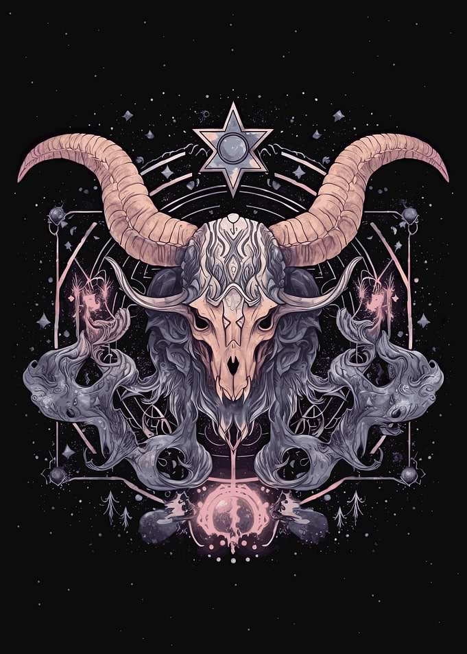 Esoteric Pastel Goth Demon