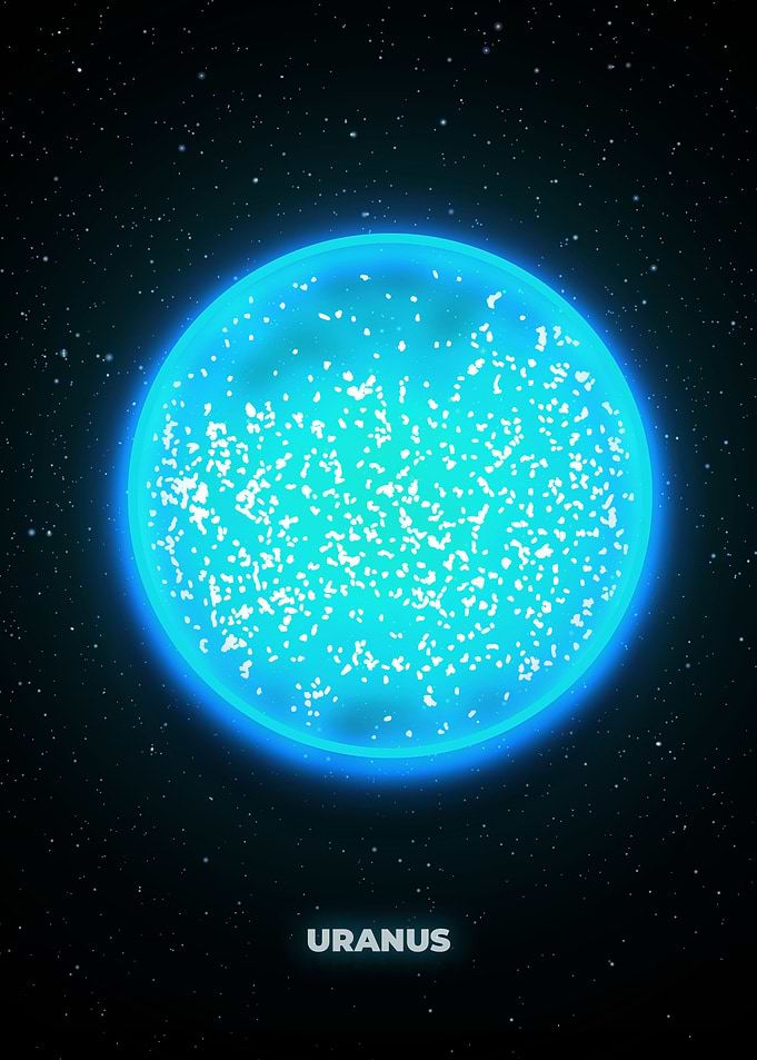 Uranus neon planet