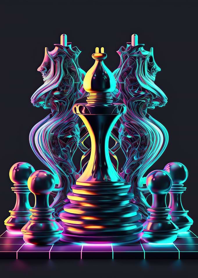 Chess neon