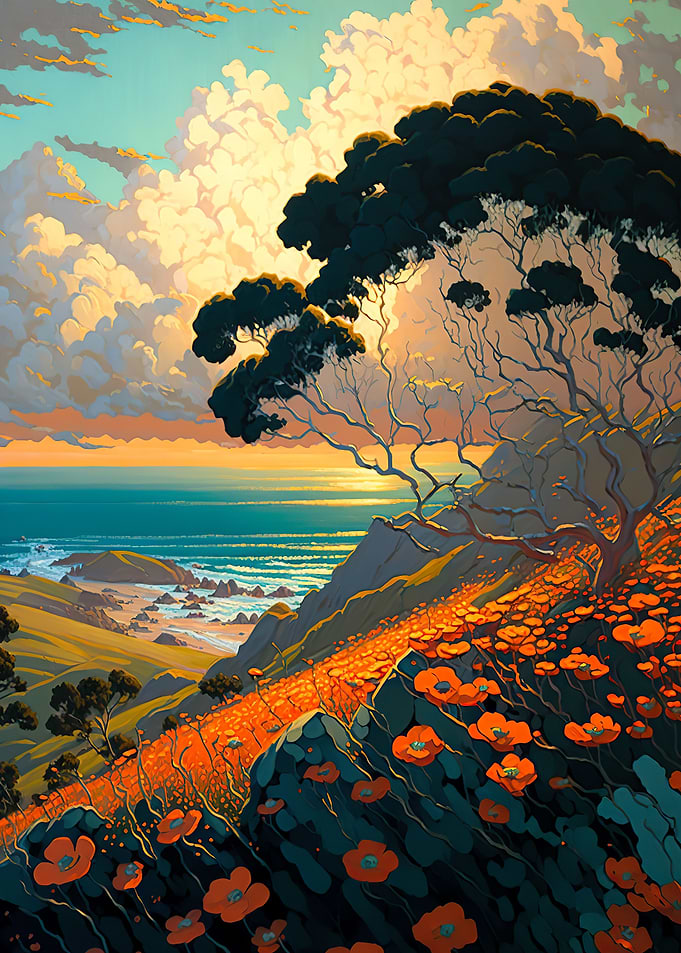 Rolling Coastal hill