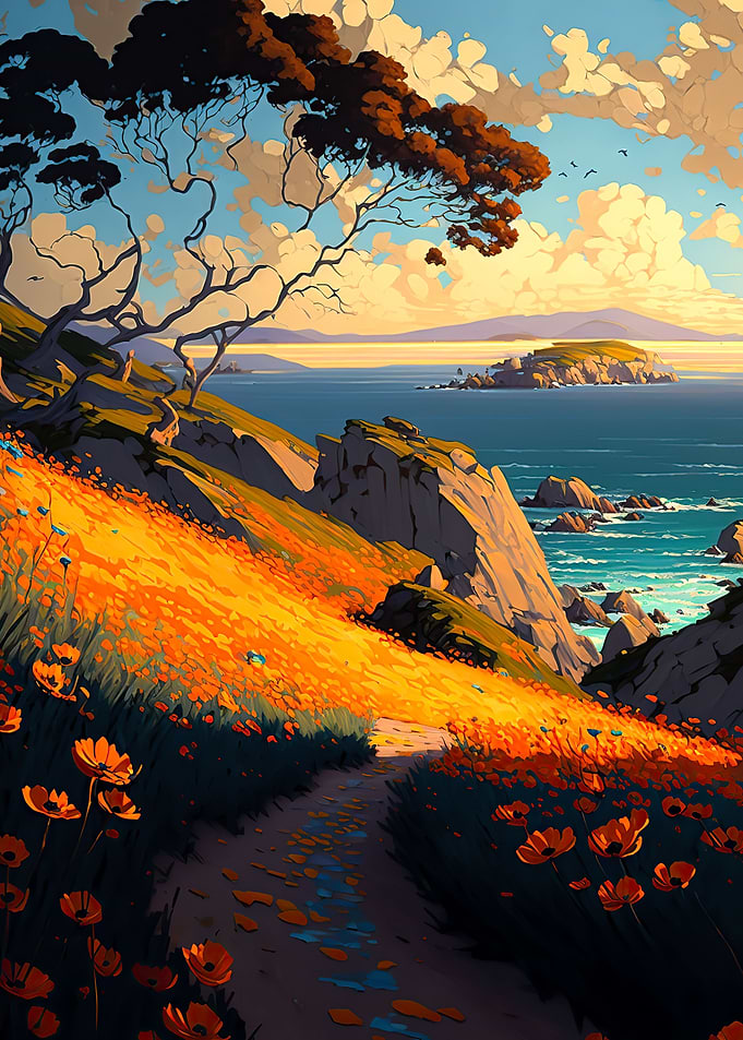 Rolling Coastal hill