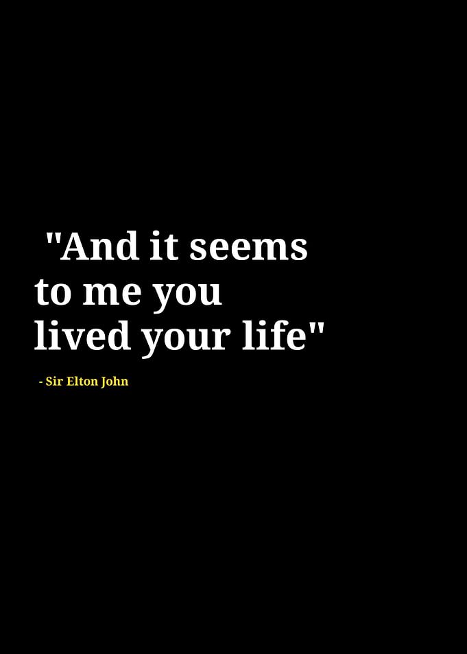 Elton John quotes
