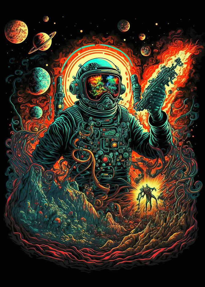 Astronaut in space