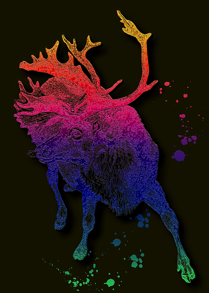 Neon Stag