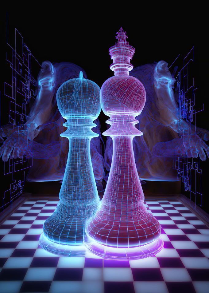 Chess neon