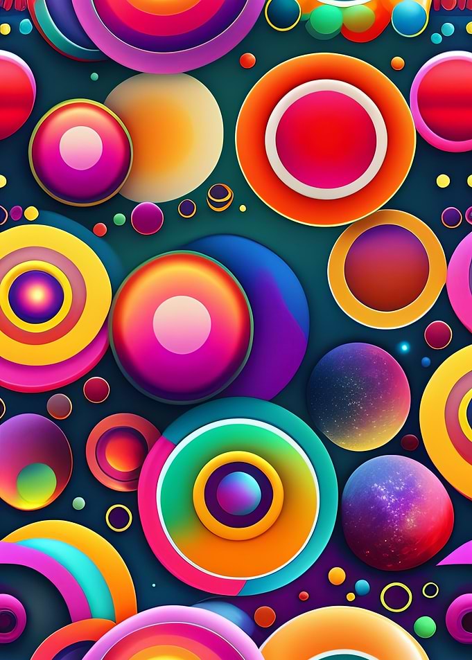 Colorful Abstract Objects