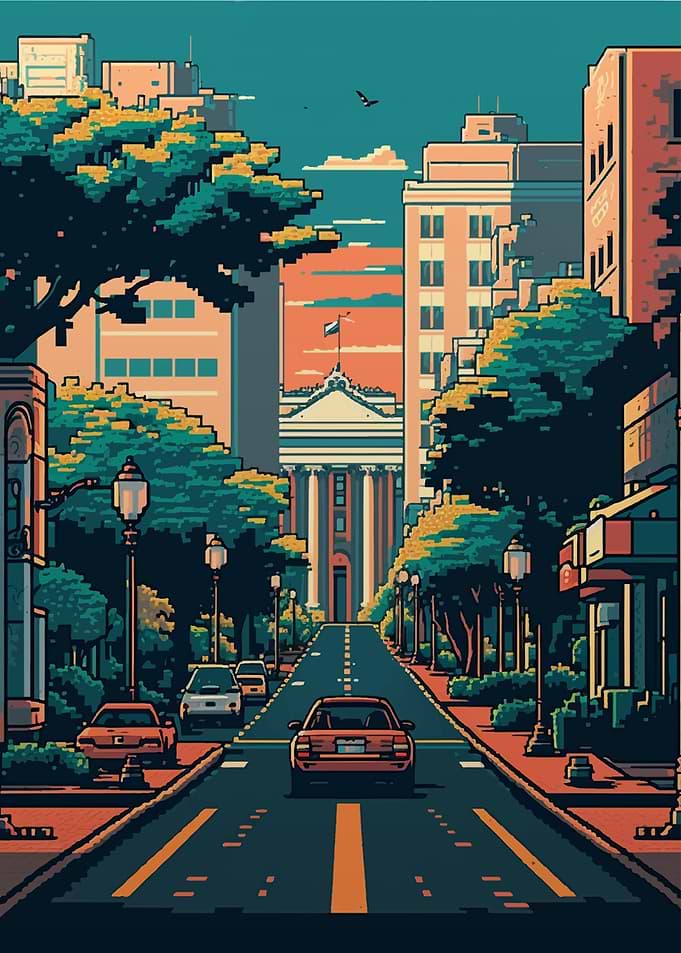 Tallahassee Pixel art