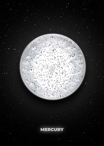 Mercury neon planet