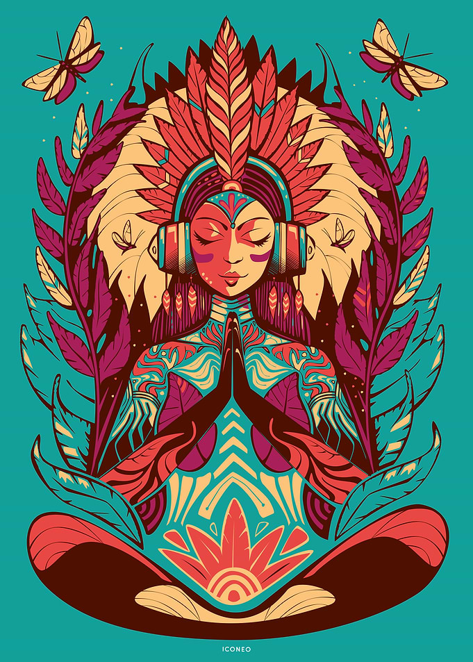 Meditating Woman