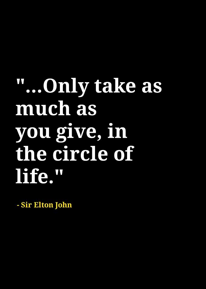Elton John quotes