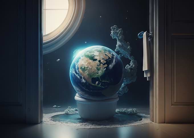 Washing planet earth