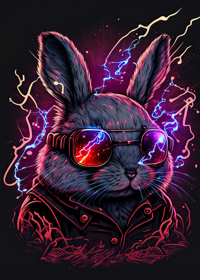 Rabbit neon