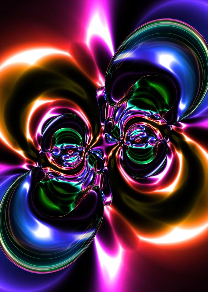 Abstract Geometric 3D Art