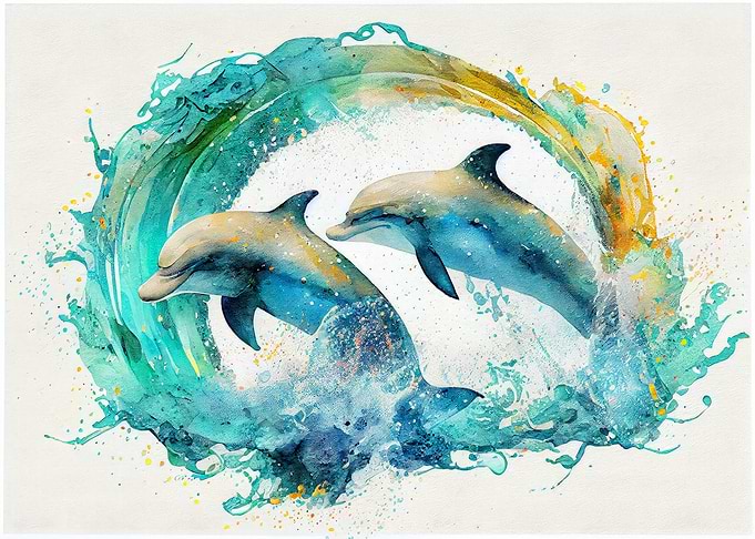 Tropcal Dolphin Duo 1