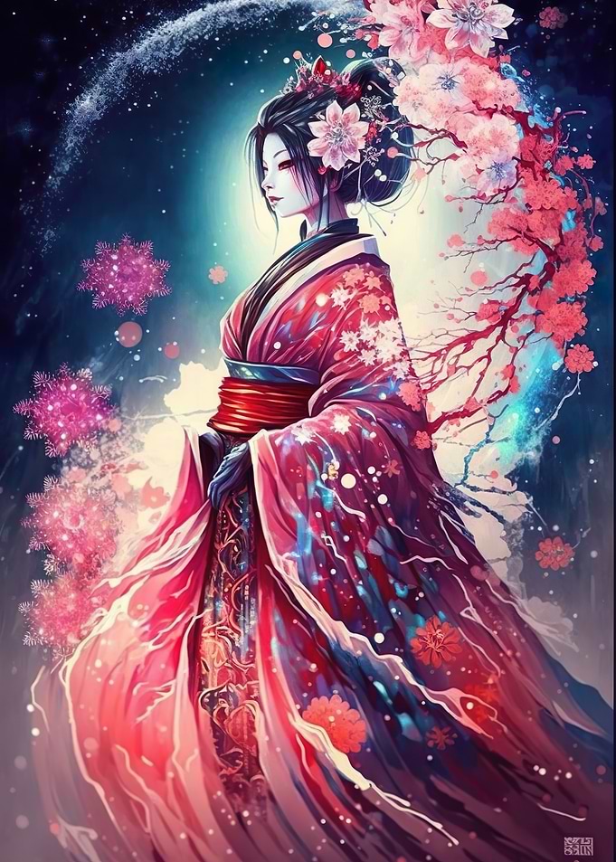 Moonlight geisha