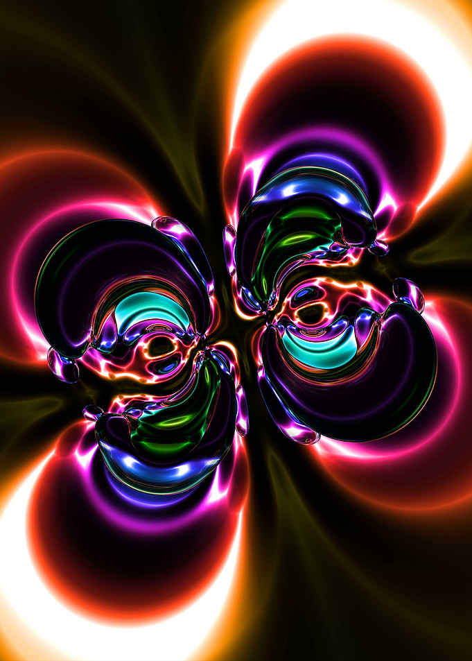 Futuristic Abstract 3D Art