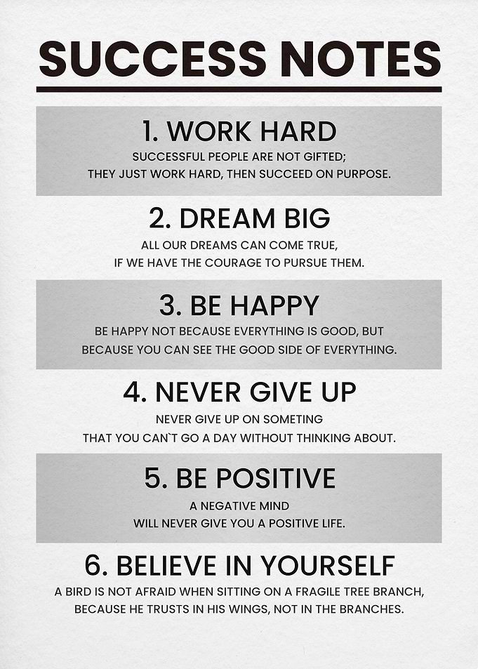 success notes simple dsn