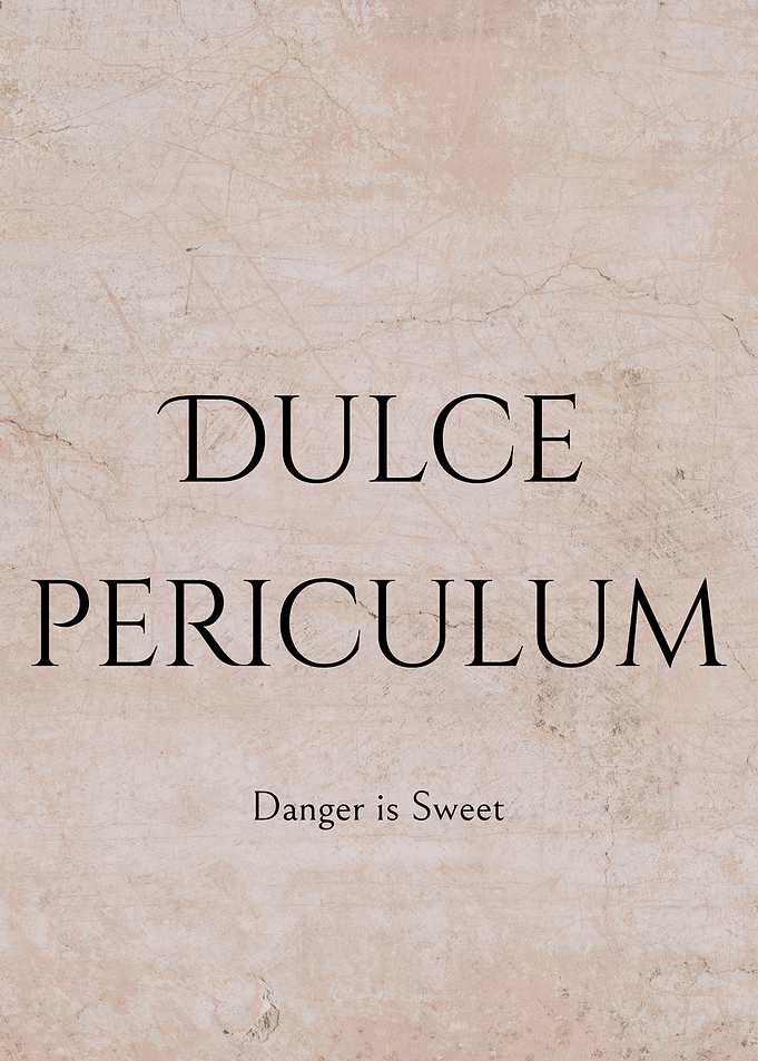 Latin Quote Sweet Danger