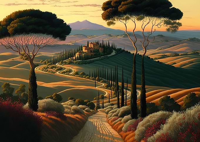 Tuscany Italy Landscape