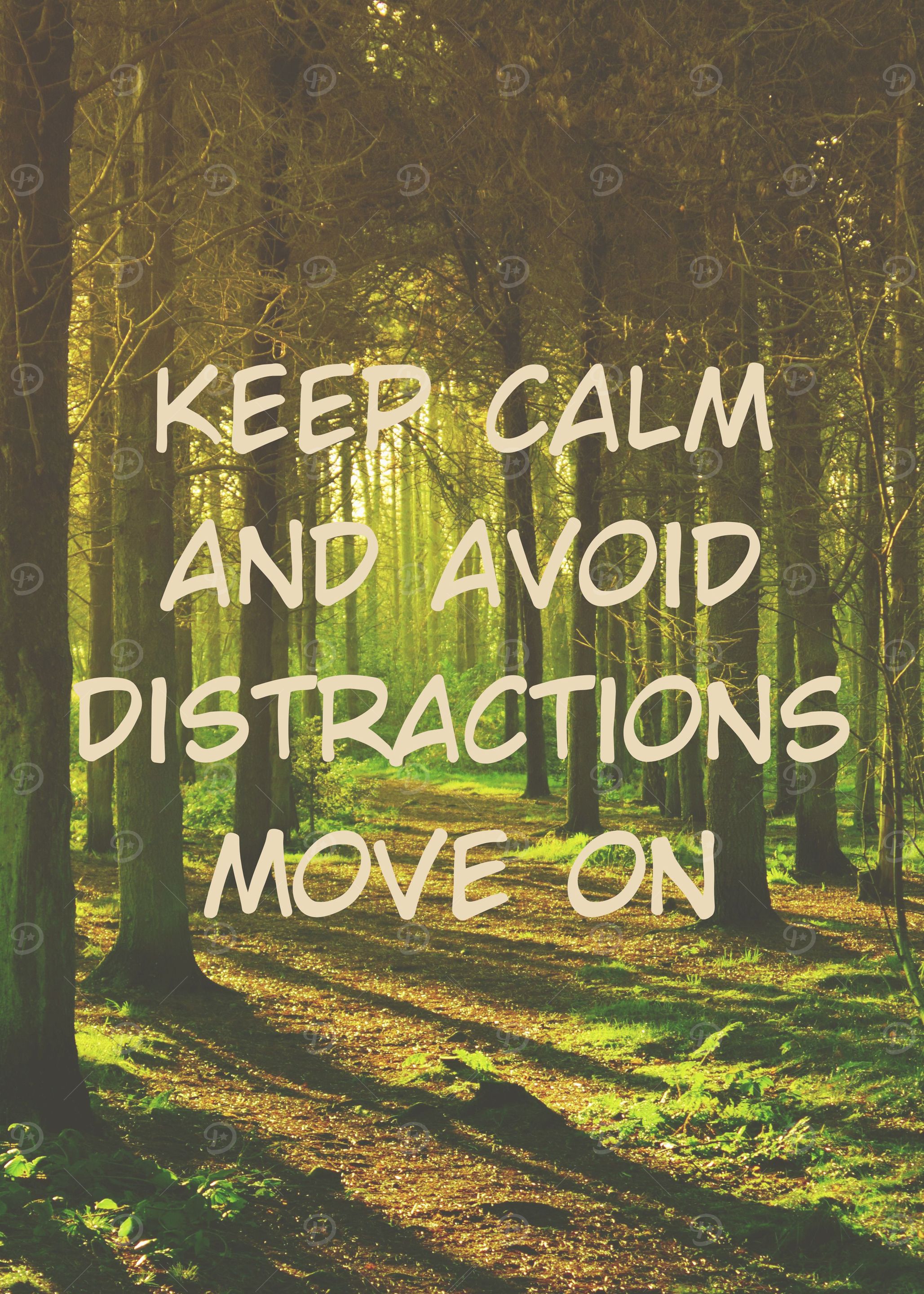 keep calm and move on